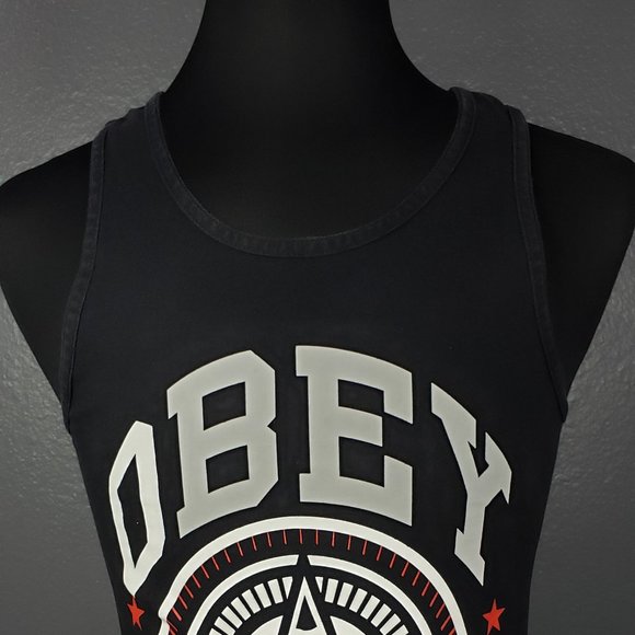 Obey Black Small PreOwned A-Shirt-Propaganda All City Champs 1989 - Picture 1 of 4